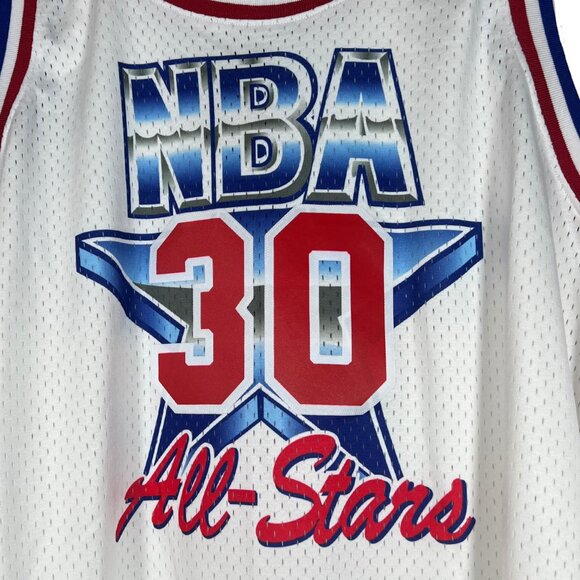 Men’s Scottie Pippen White 1992 NBA All-Star Swingman Jersey – 4XLT - Picture 2 of 6